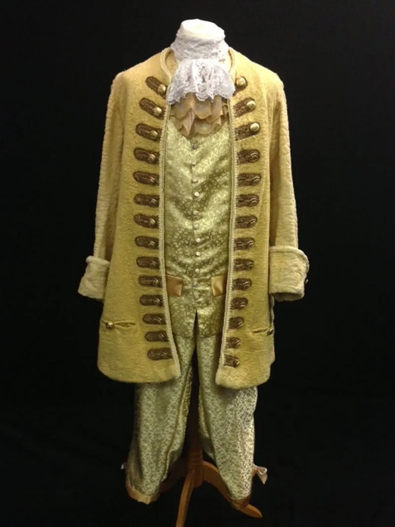 18th Century Court Gent in Gold