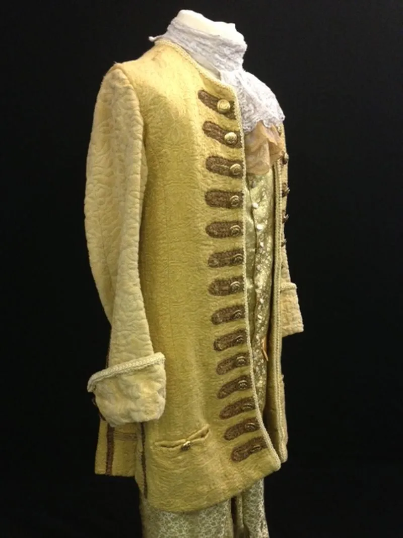 18th Century Court Gent in Gold
