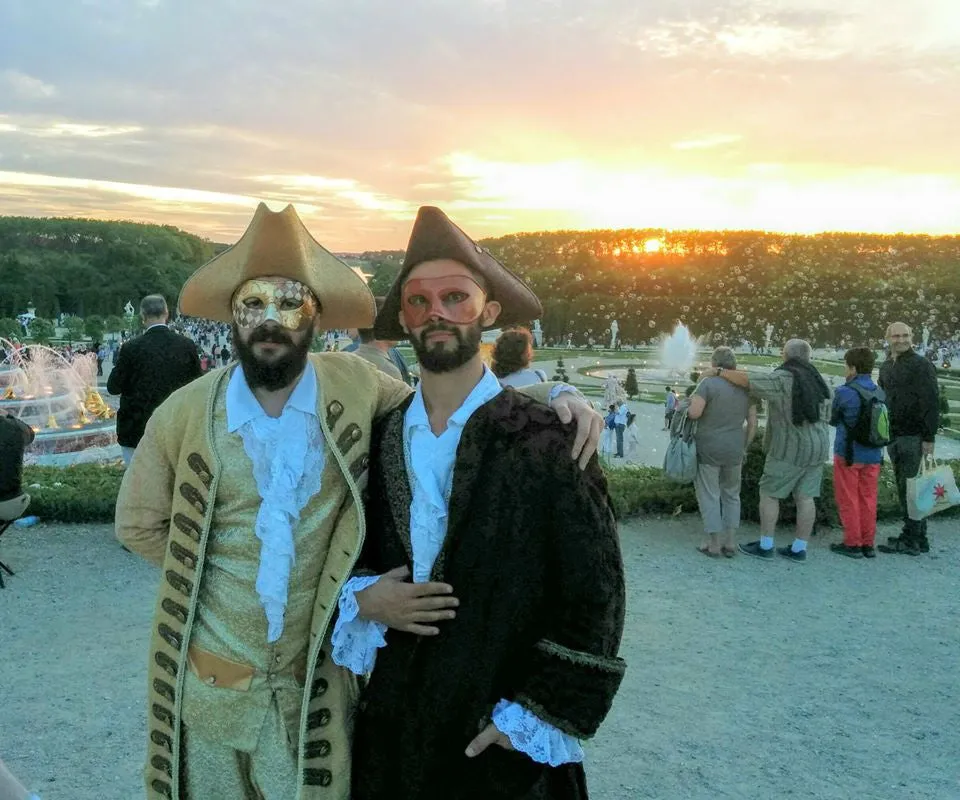 18th Century Court Gent in Gold