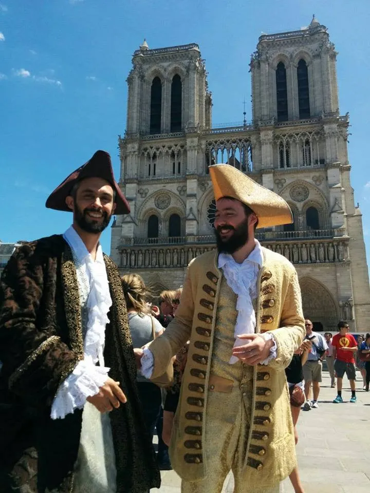 18th Century Court Gent in Gold