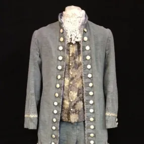 18th Century Court Gent in Grey and Blue (HIRE ONLY)
