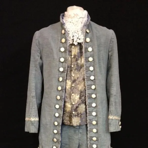 18th Century Court Gent in Grey and Blue (HIRE ONLY)