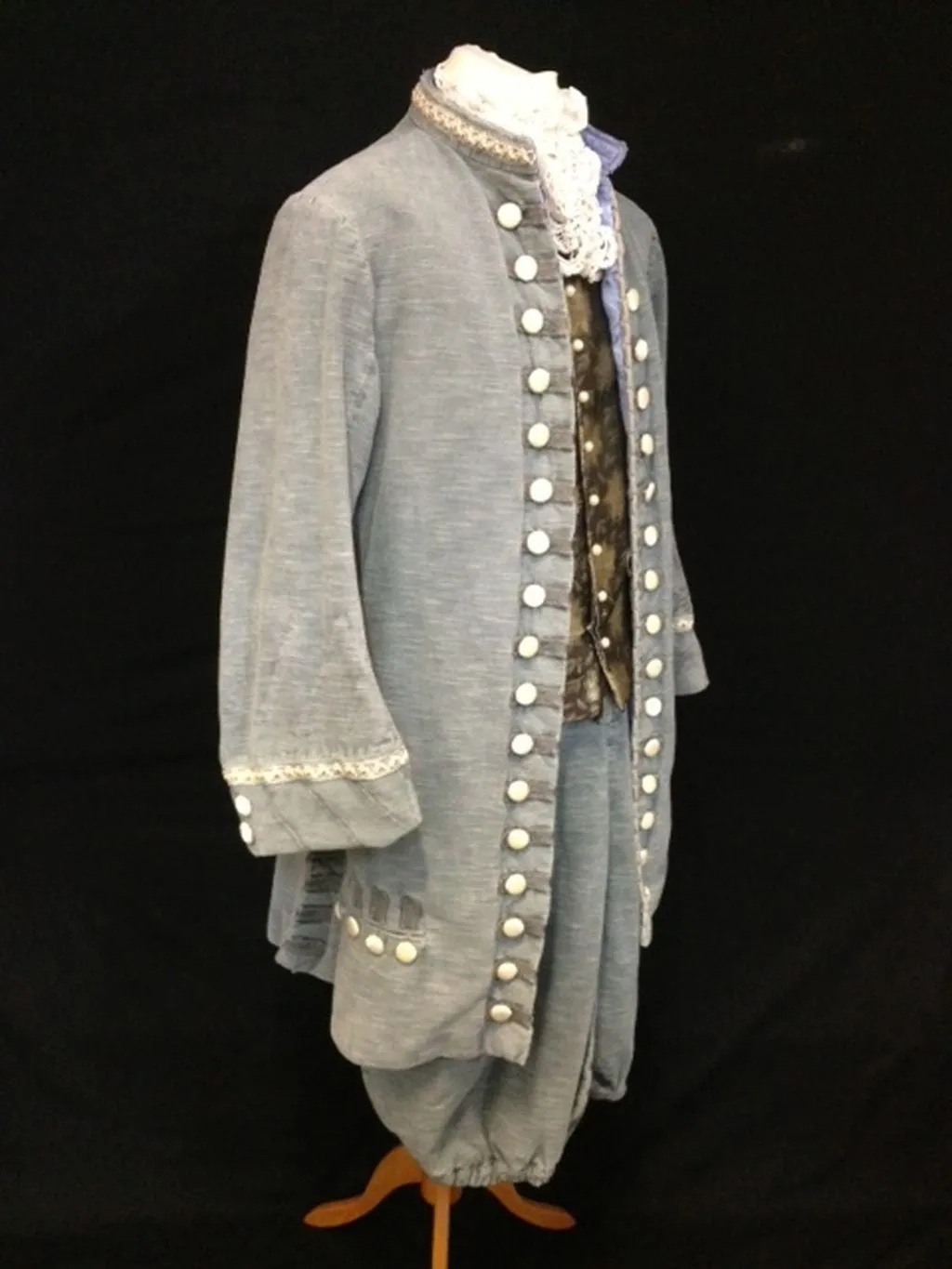 18th Century Court Gent in Grey and Blue (HIRE ONLY)