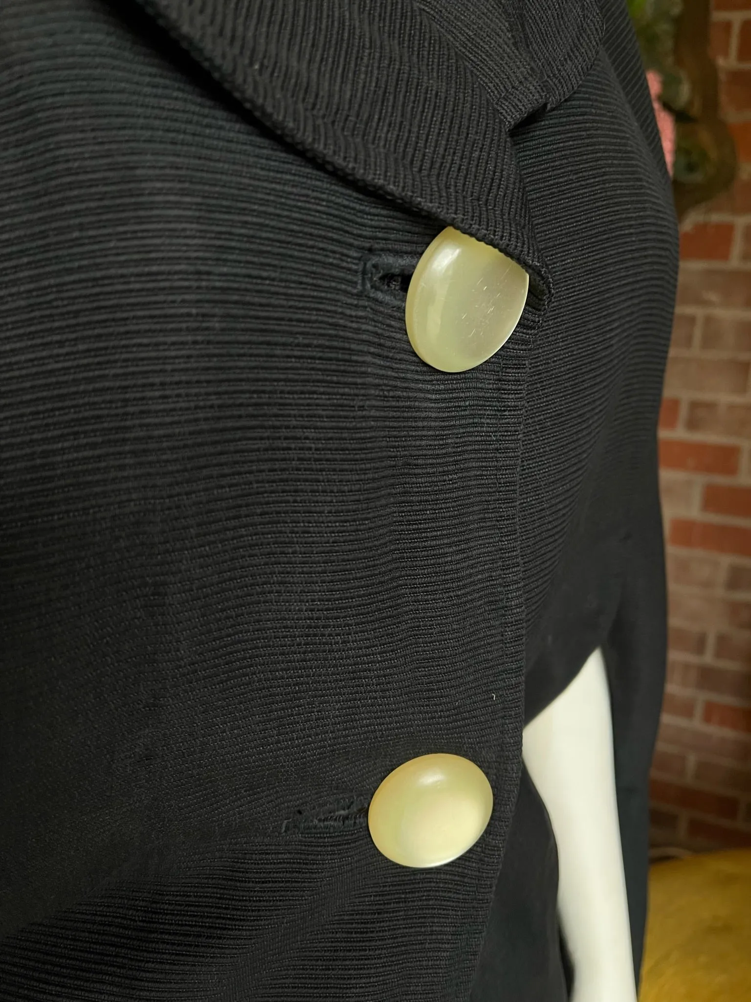 1960s Mod Grosgrain Cape
