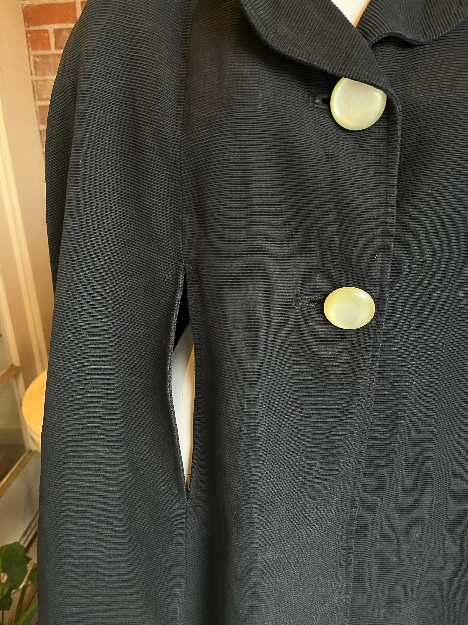 1960s Mod Grosgrain Cape