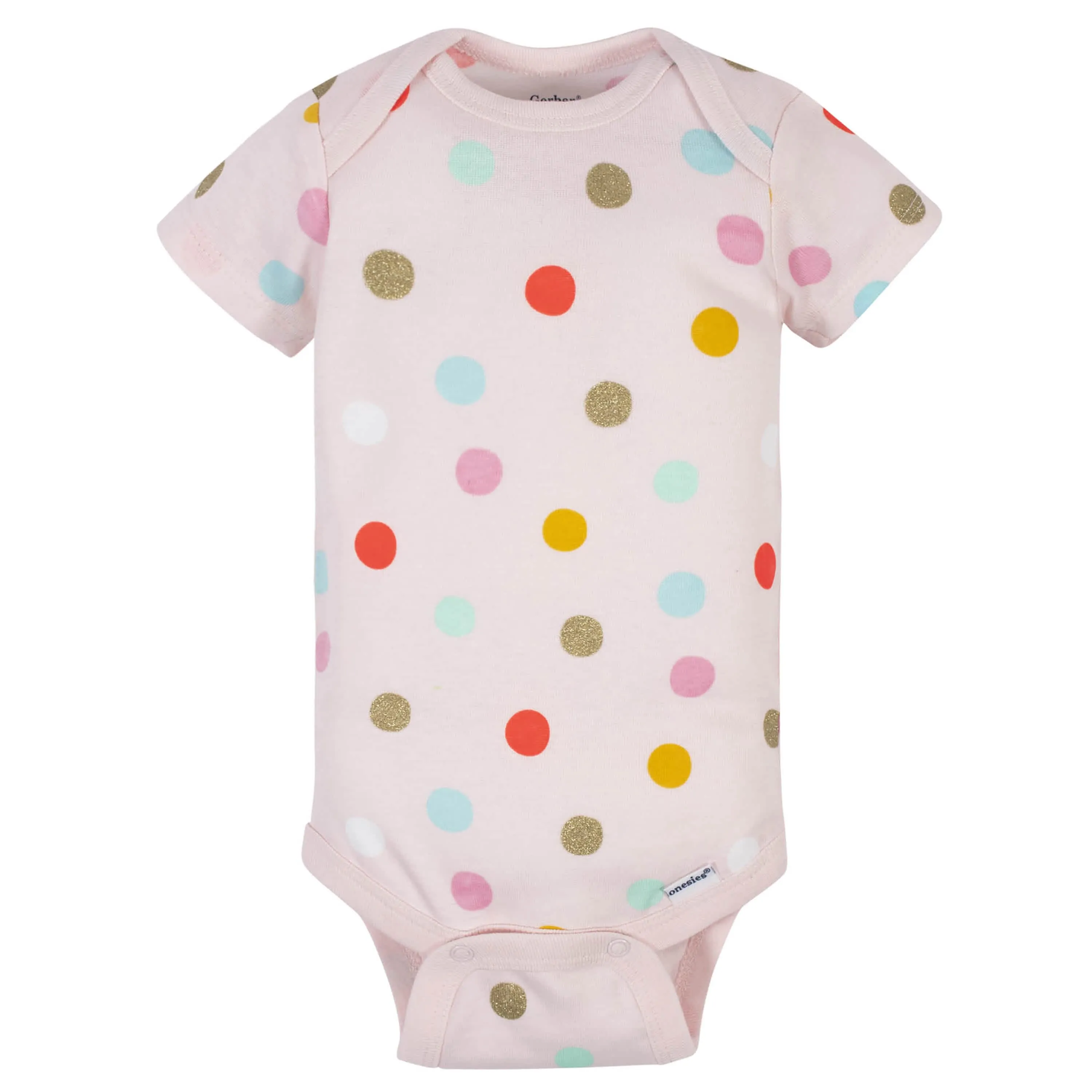 3-Pack Baby Girls Rainbow Onesies® Bodysuits