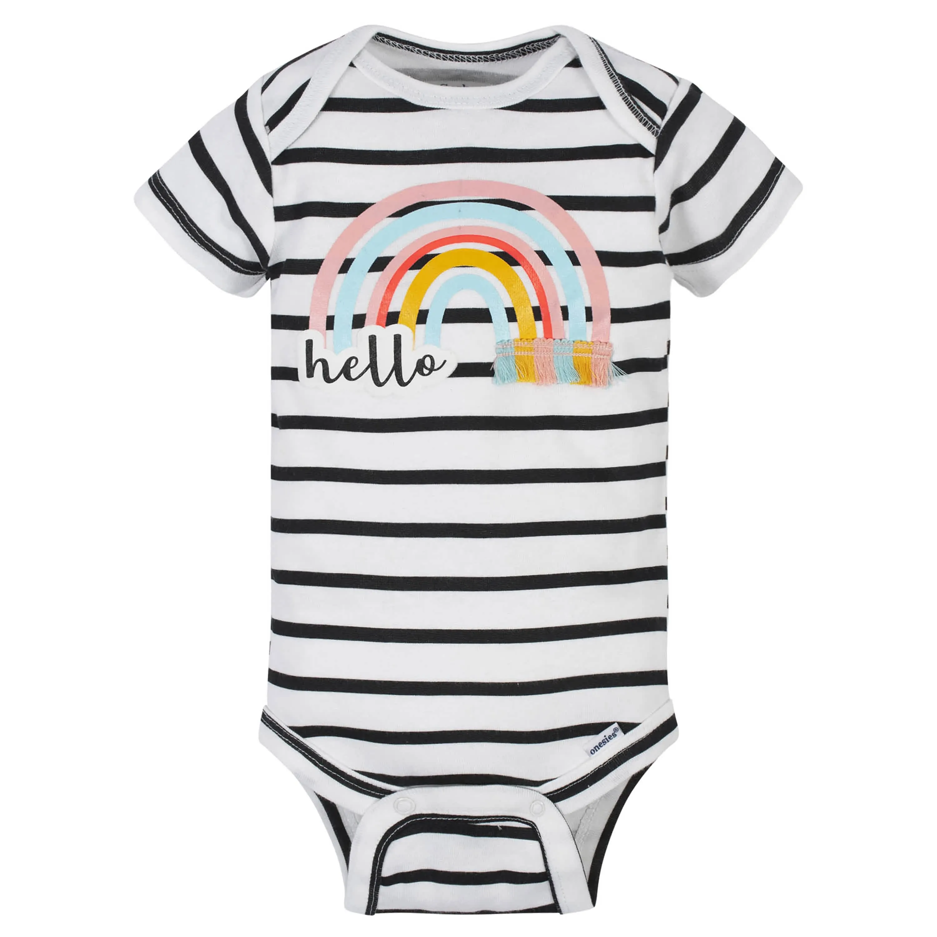 3-Pack Baby Girls Rainbow Onesies® Bodysuits