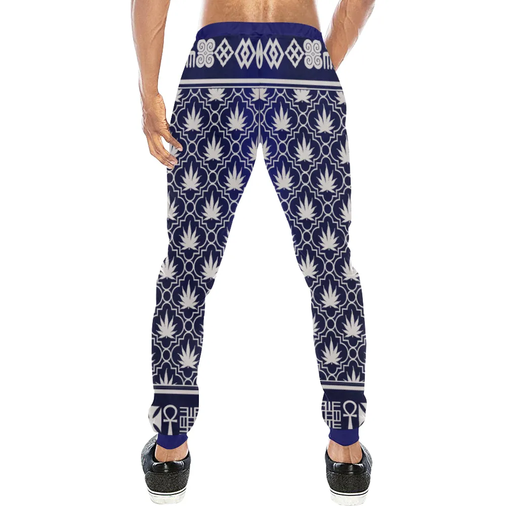 ADRINKRA WHITE LEAF Men's Sweatpants