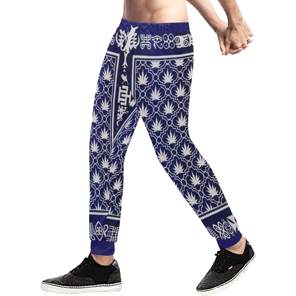 ADRINKRA WHITE LEAF Men's Sweatpants