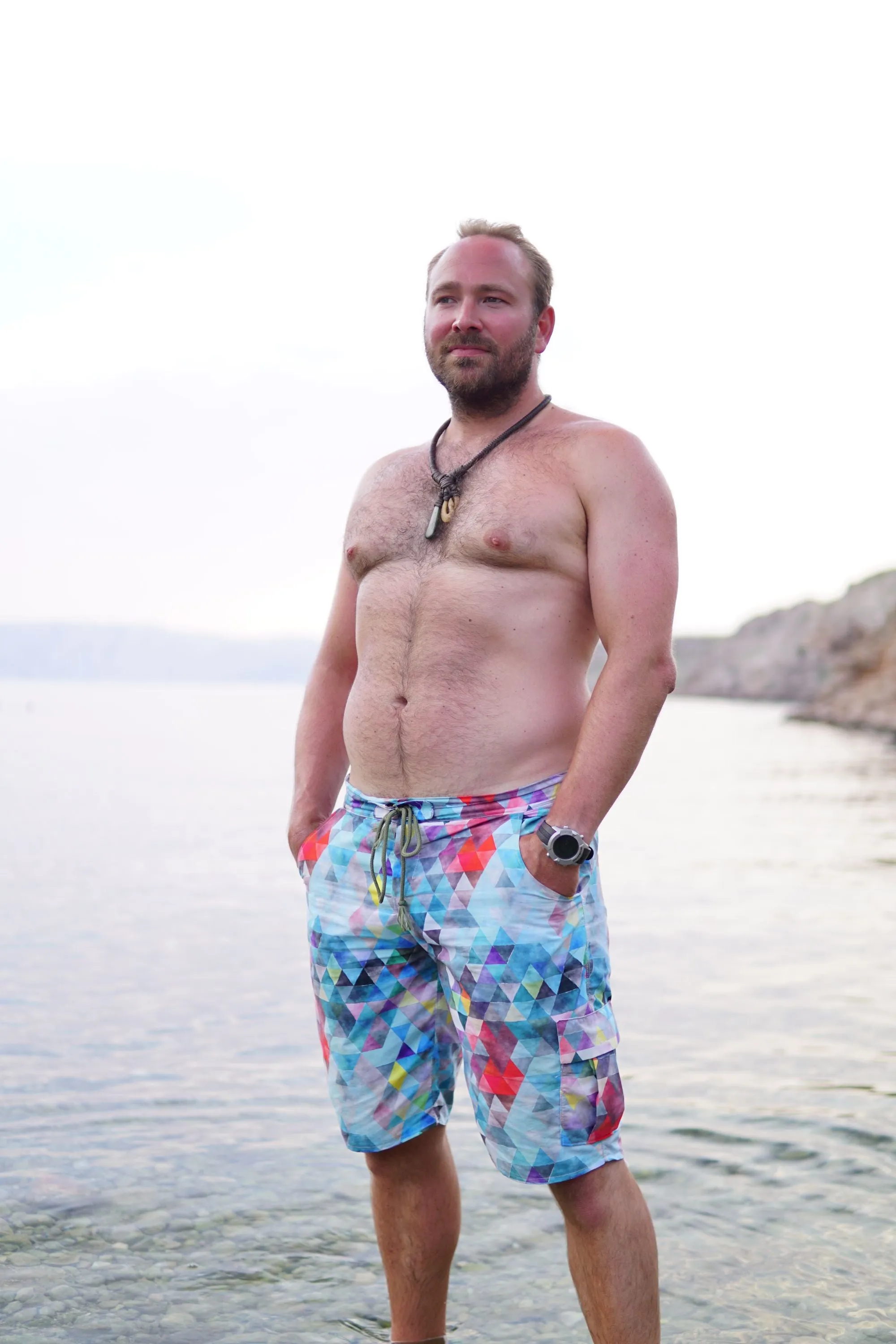 Adult Straight Fit Boardshorts Pattern