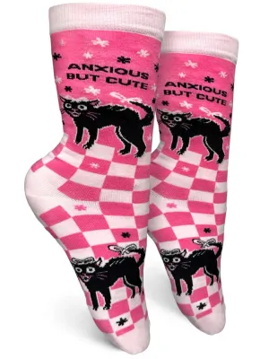 Anxious But Cute Women's Socks