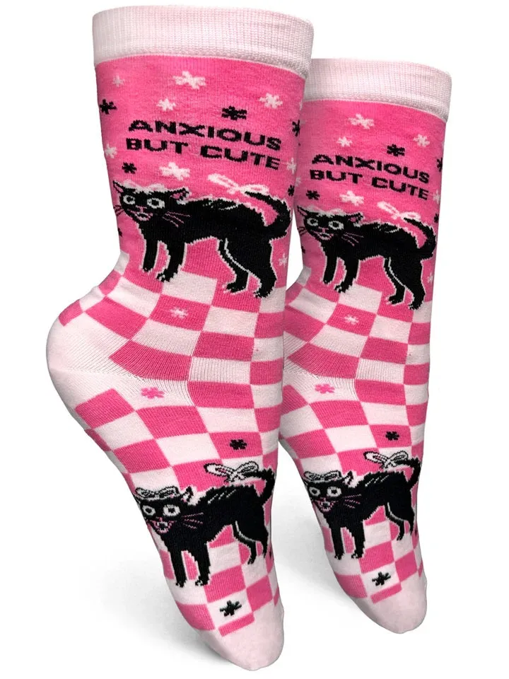 Anxious But Cute Women's Socks