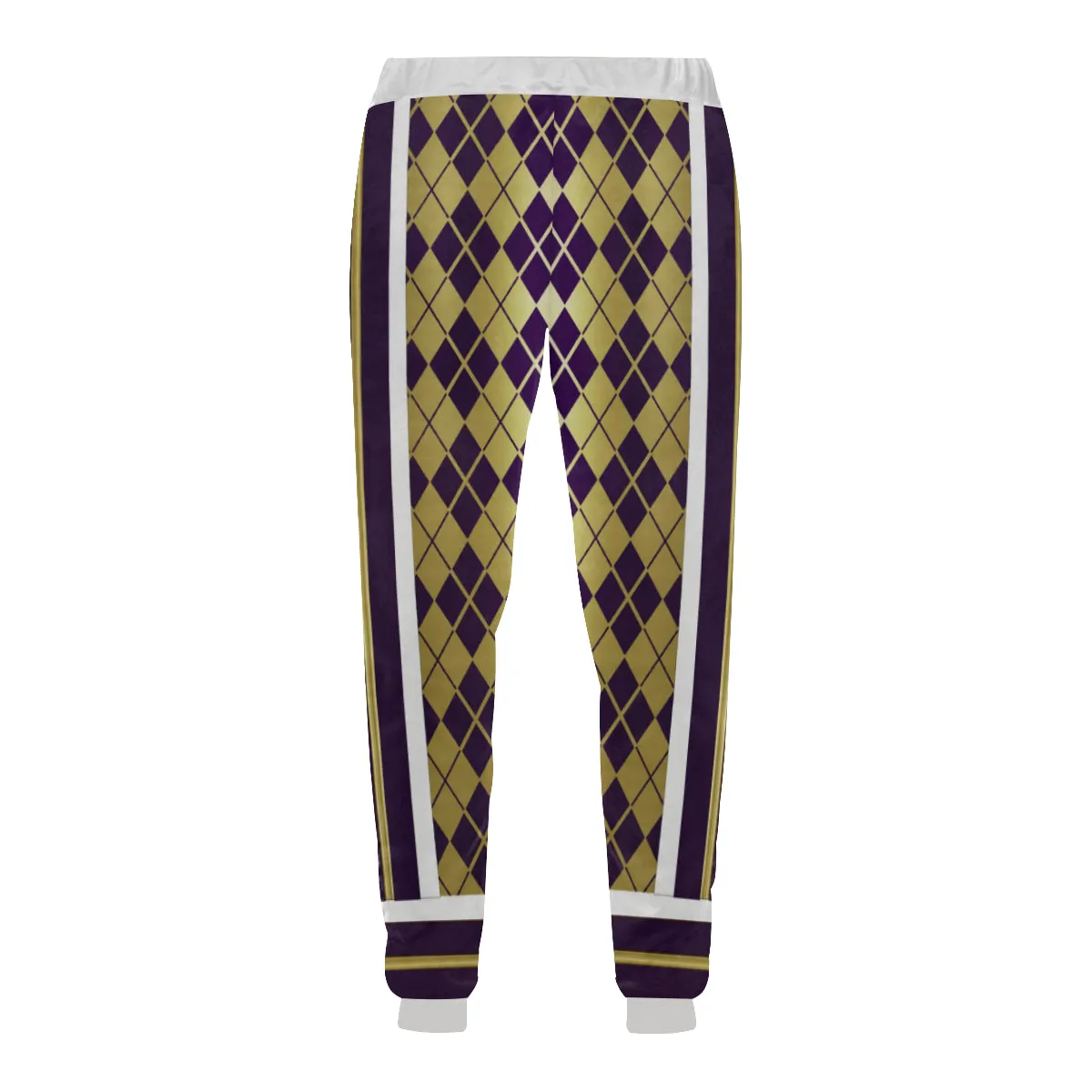 ARLEQUIN GRAPE Men's All Over Print Sweatpants