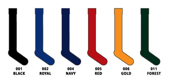 Athletic Knit Solid Color Baseball Sock