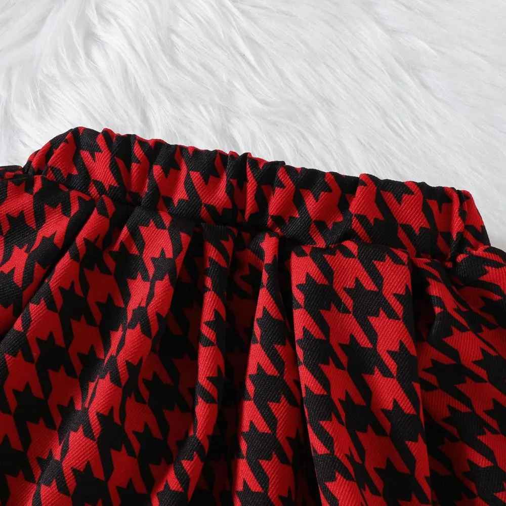 Autumn Girls Long-sleeved Lapel Coat Short Skirt Suit Wholesale Girls Clothes