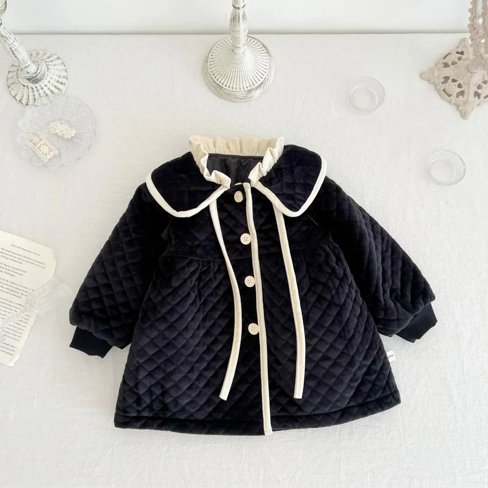 Autumn/Winter Baby Girls Western-style Cotton Coat Wholesale Girls Clothes