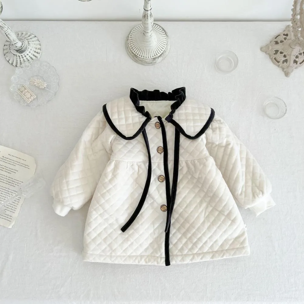 Autumn/Winter Baby Girls Western-style Cotton Coat Wholesale Girls Clothes