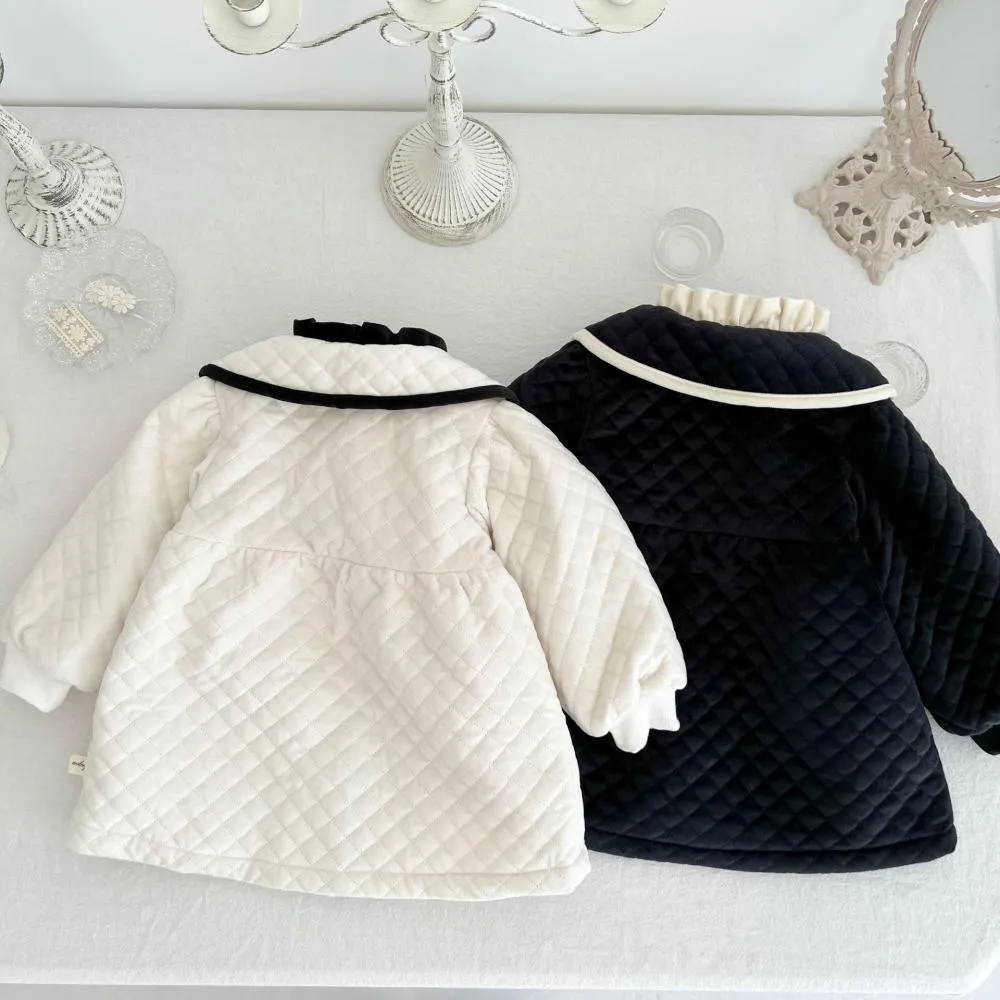 Autumn/Winter Baby Girls Western-style Cotton Coat Wholesale Girls Clothes