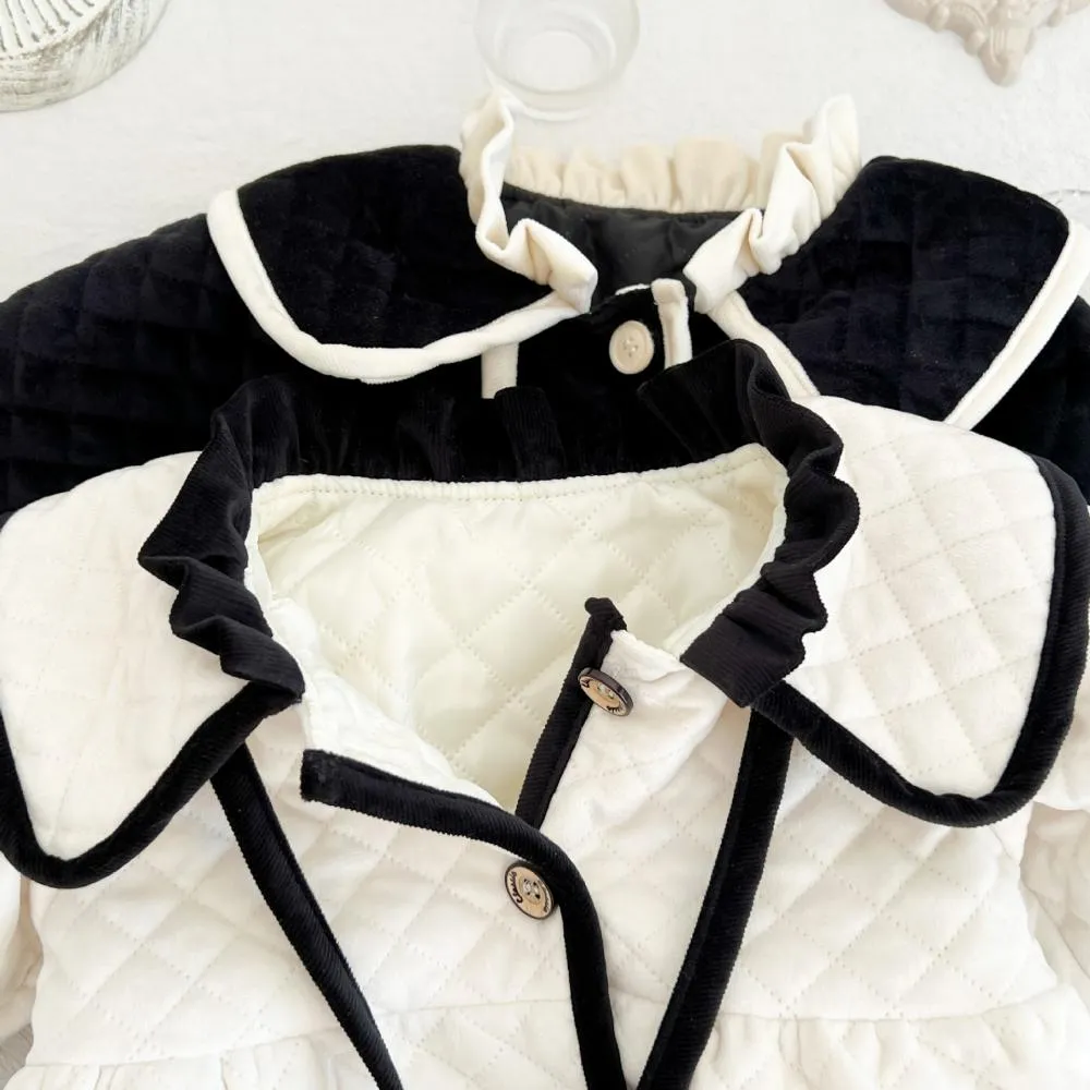 Autumn/Winter Baby Girls Western-style Cotton Coat Wholesale Girls Clothes