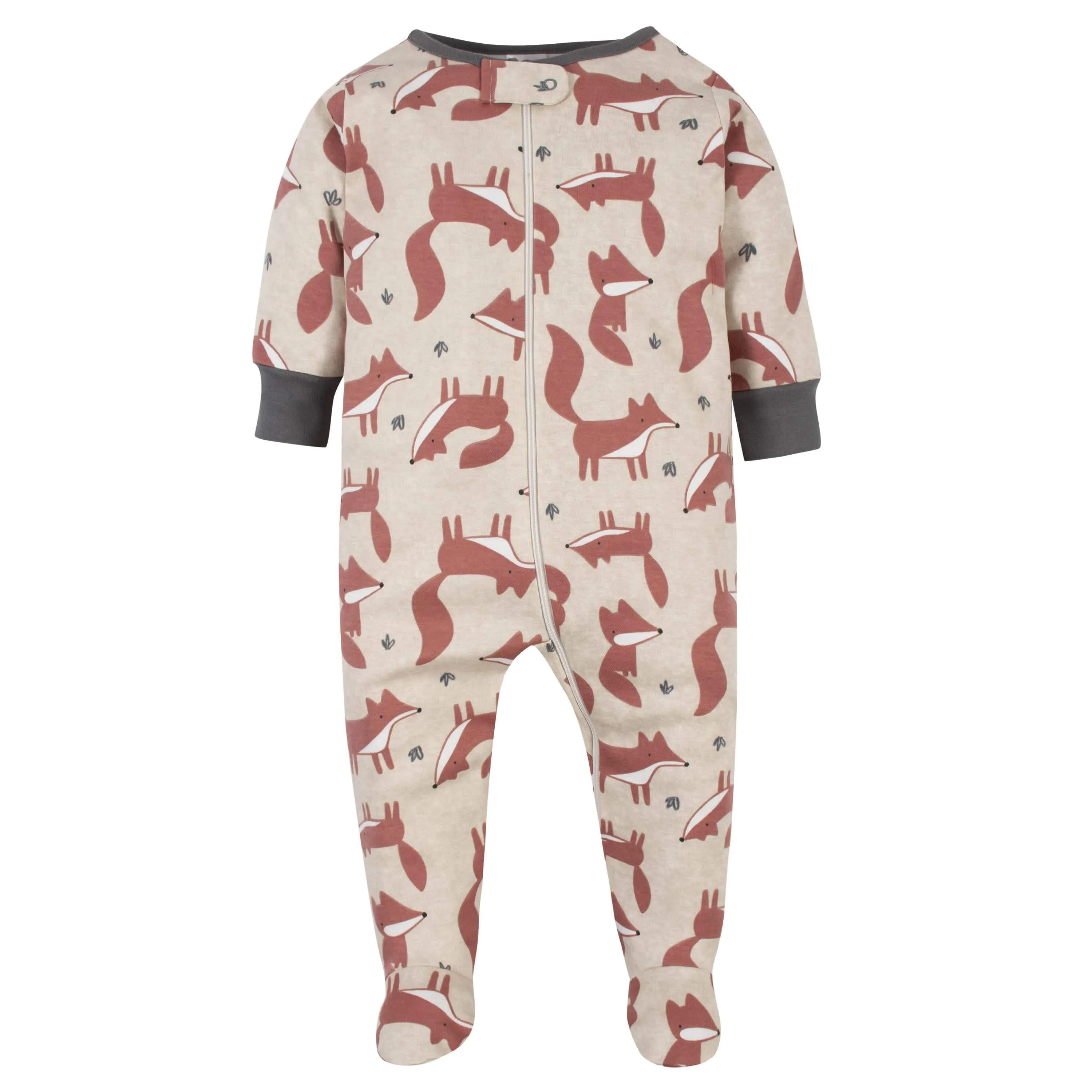 Baby Boys Organic 4-Piece Fox Bundled Gift Set