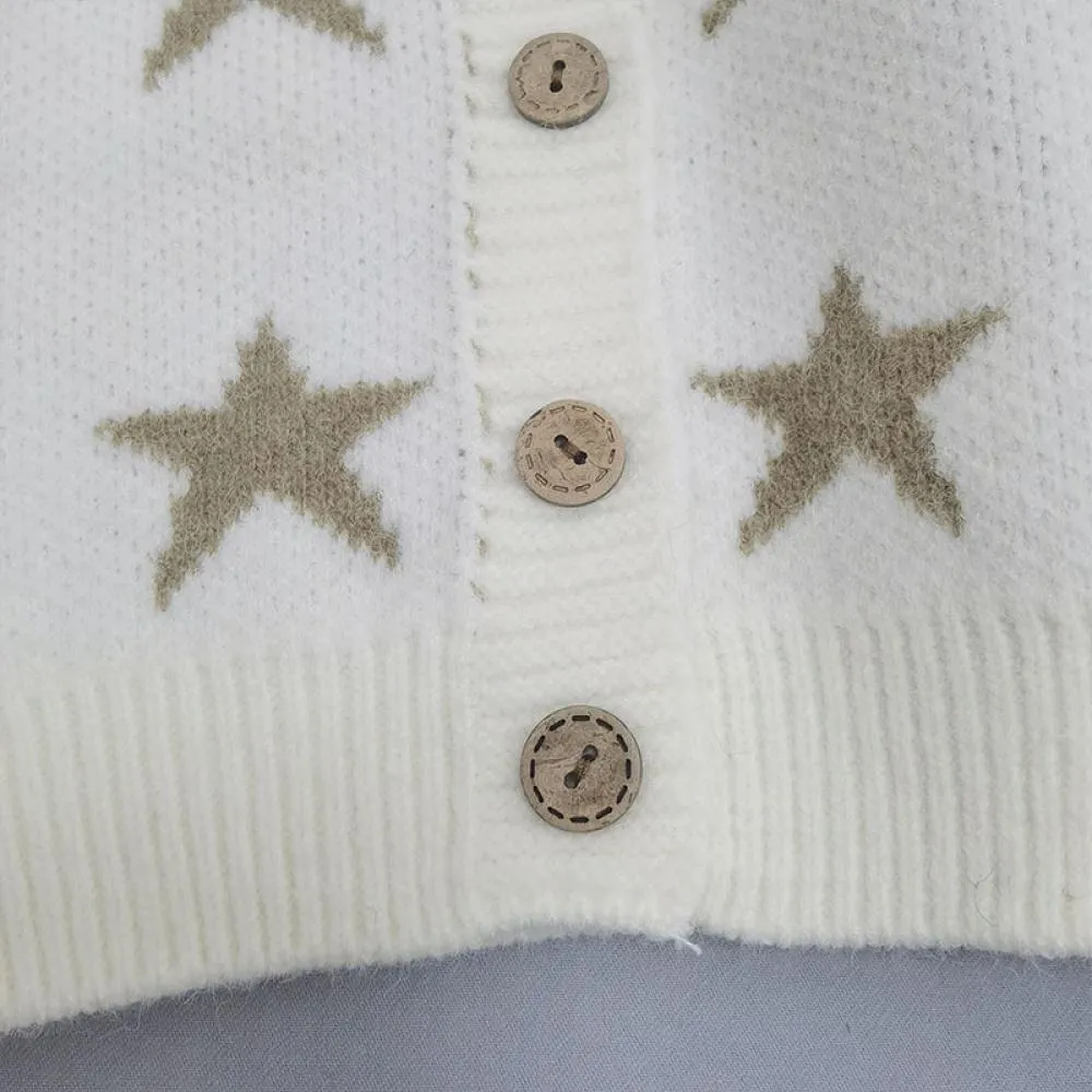Baby Knitted Sweater Autumn and Winter Unisex Baby Cardigan Coat Wholesale