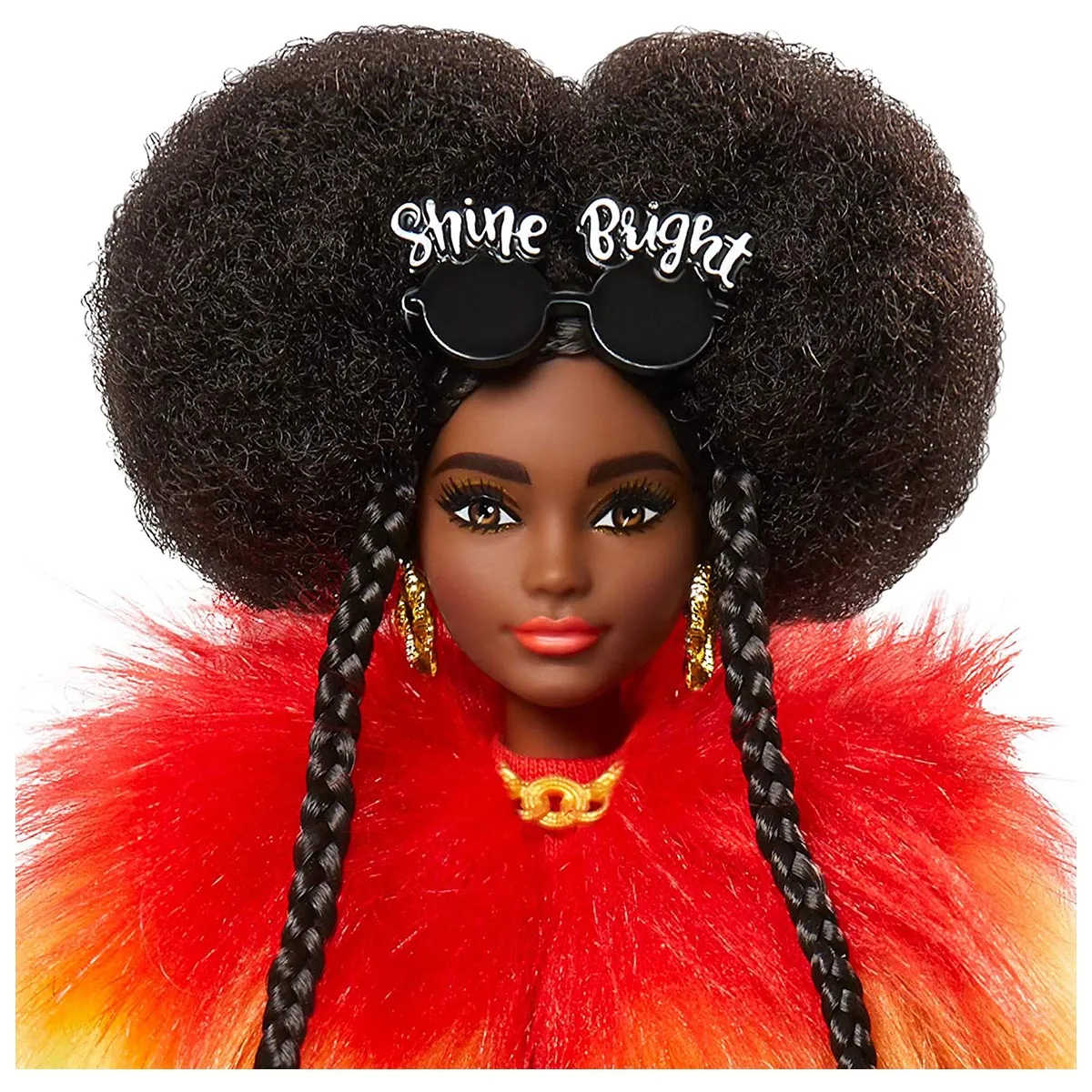 Barbie Extra Doll #1 in Rainbow Coat with Pet Poodle