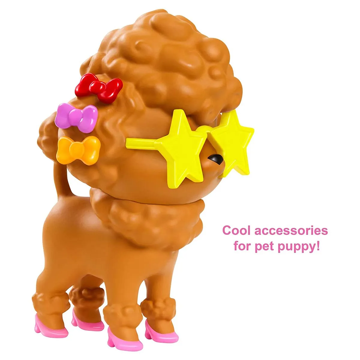 Barbie Extra Doll #1 in Rainbow Coat with Pet Poodle