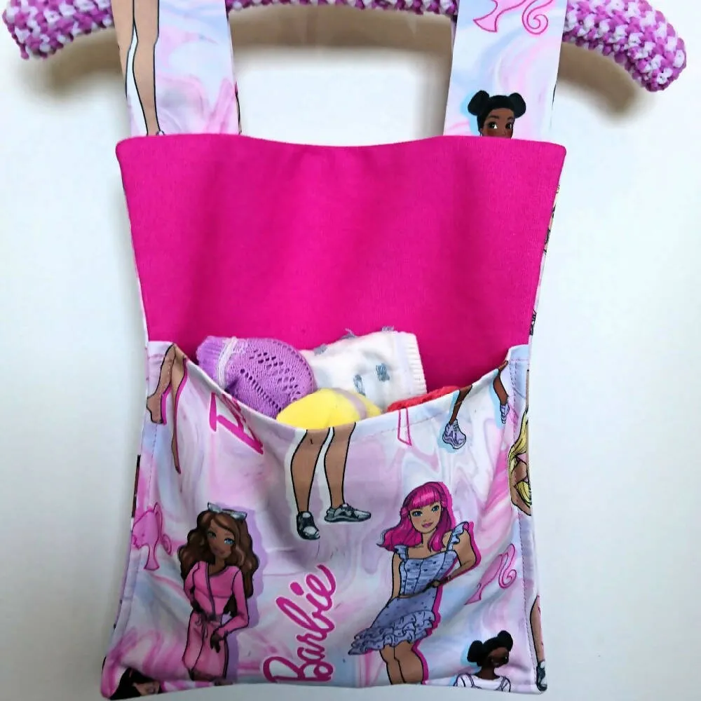Barbie hanging storage or scooter bag