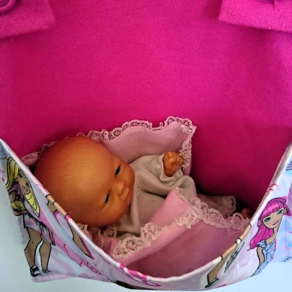 Barbie hanging storage or scooter bag