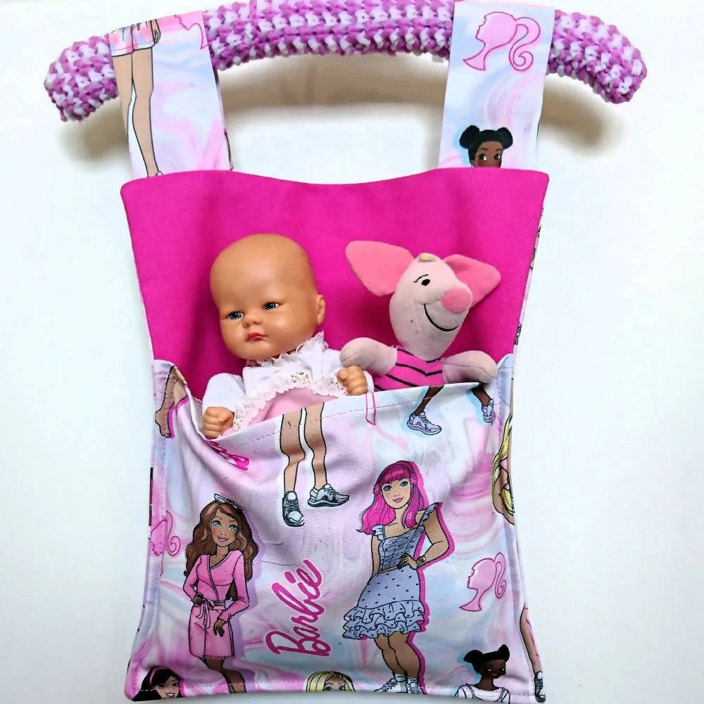 Barbie hanging storage or scooter bag