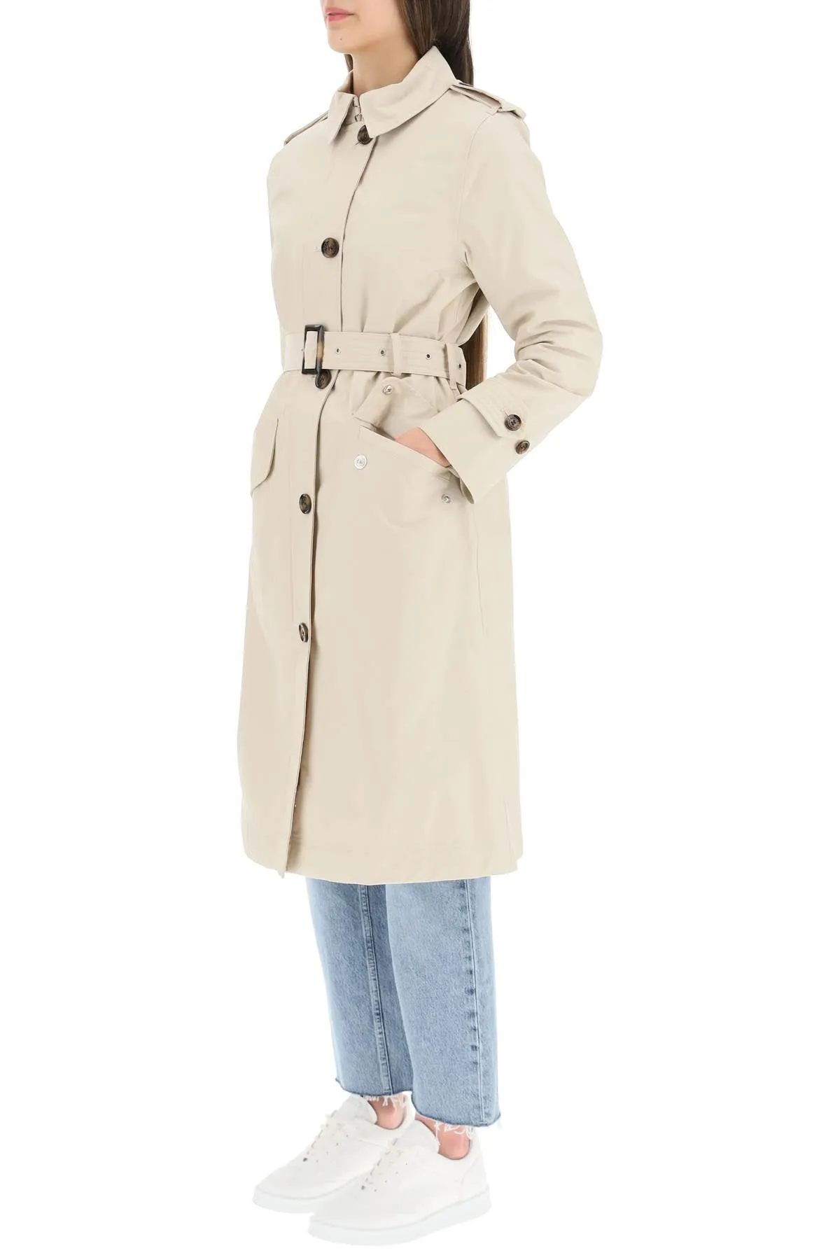 Barbour Belted Waist Trench Coat