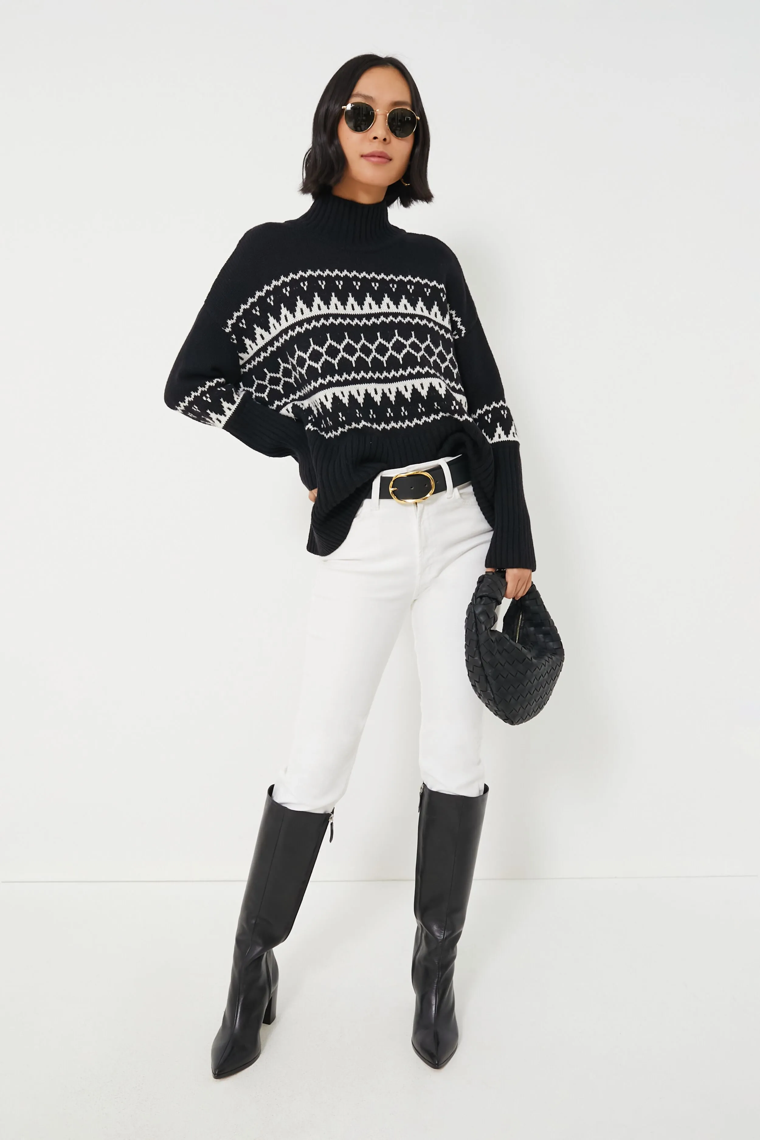 Black Pine Knit Sweater