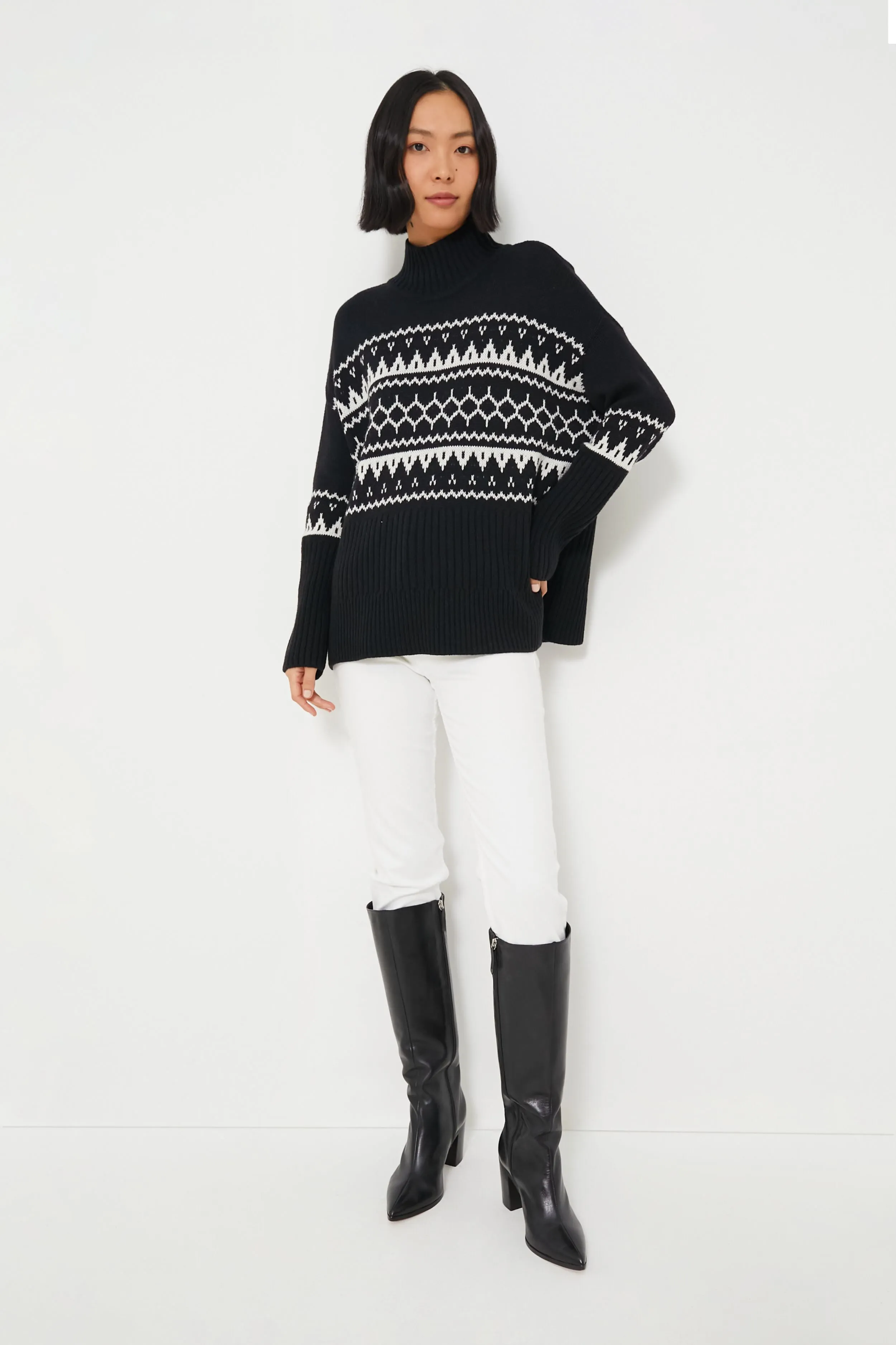 Black Pine Knit Sweater