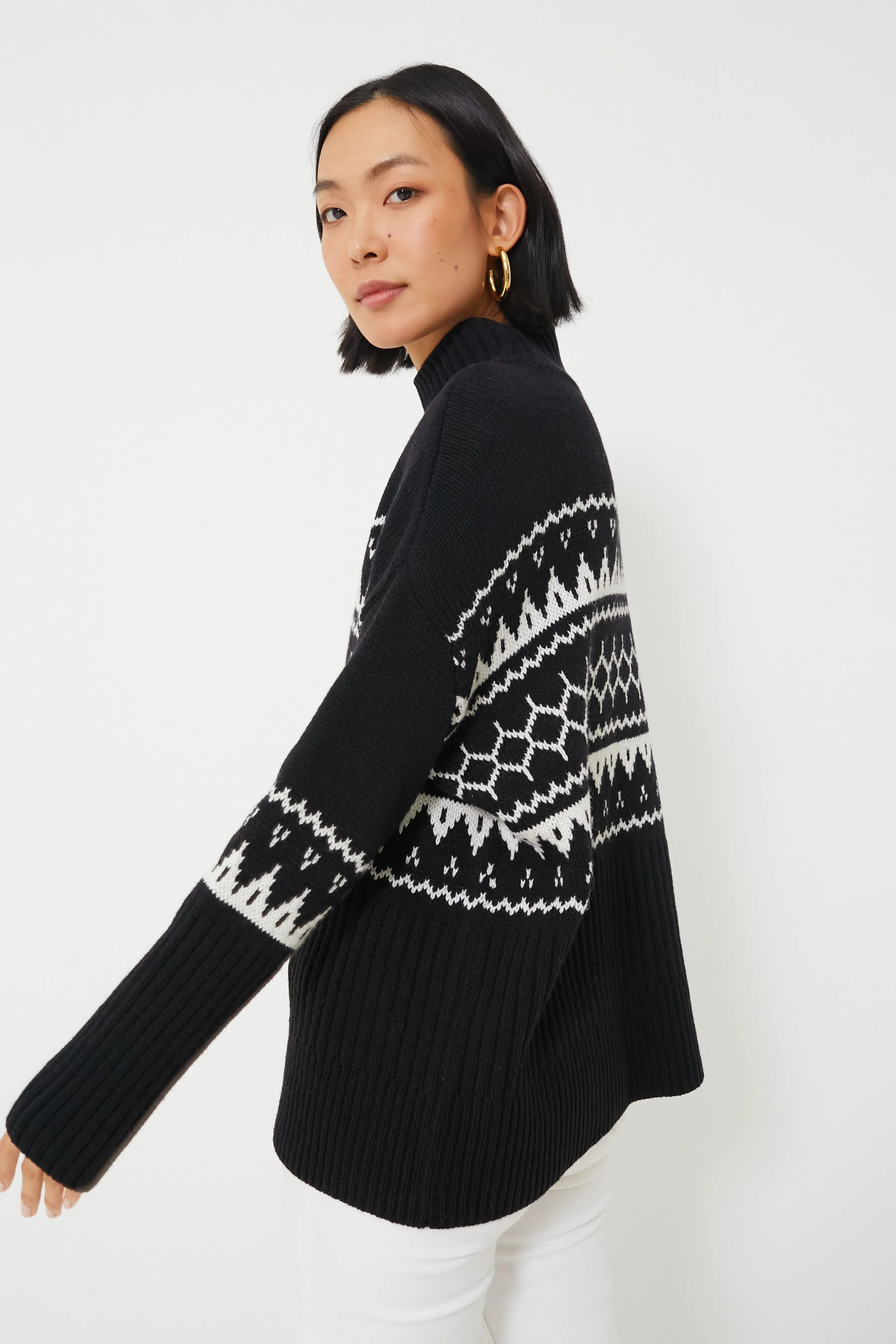 Black Pine Knit Sweater
