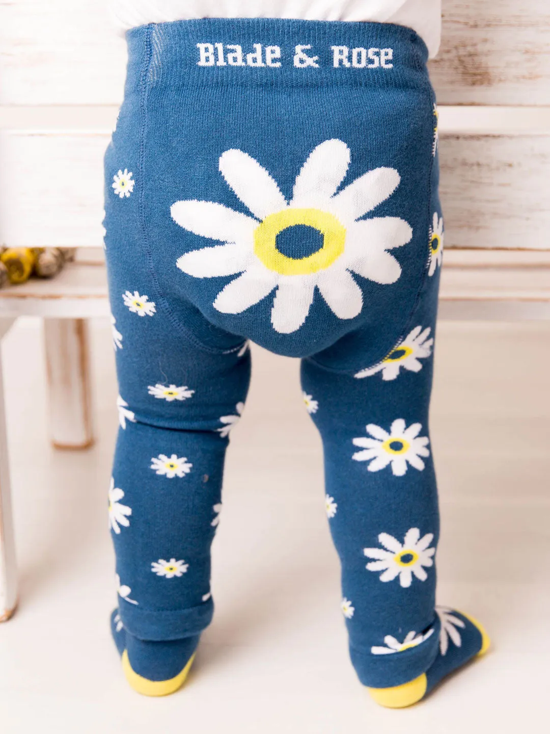 Blade and Rose Daisy In Bloom Leggings 藍雛菊彈力嬰兒屁屁褲