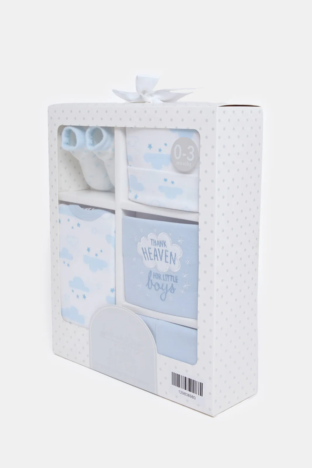 Blue Cloud Print Gift Set (5 Piece)