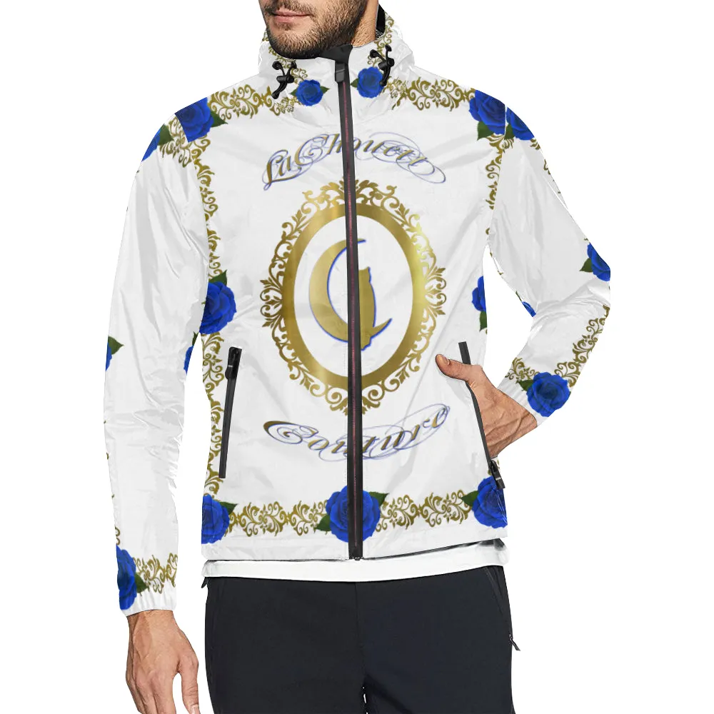 BLUE ROSES Unisex All Over Print Windbreaker