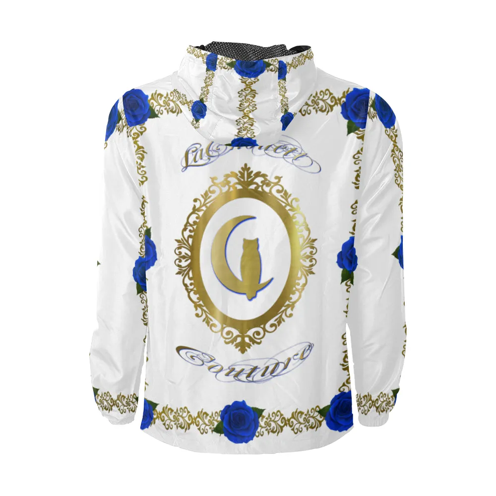 BLUE ROSES Unisex All Over Print Windbreaker