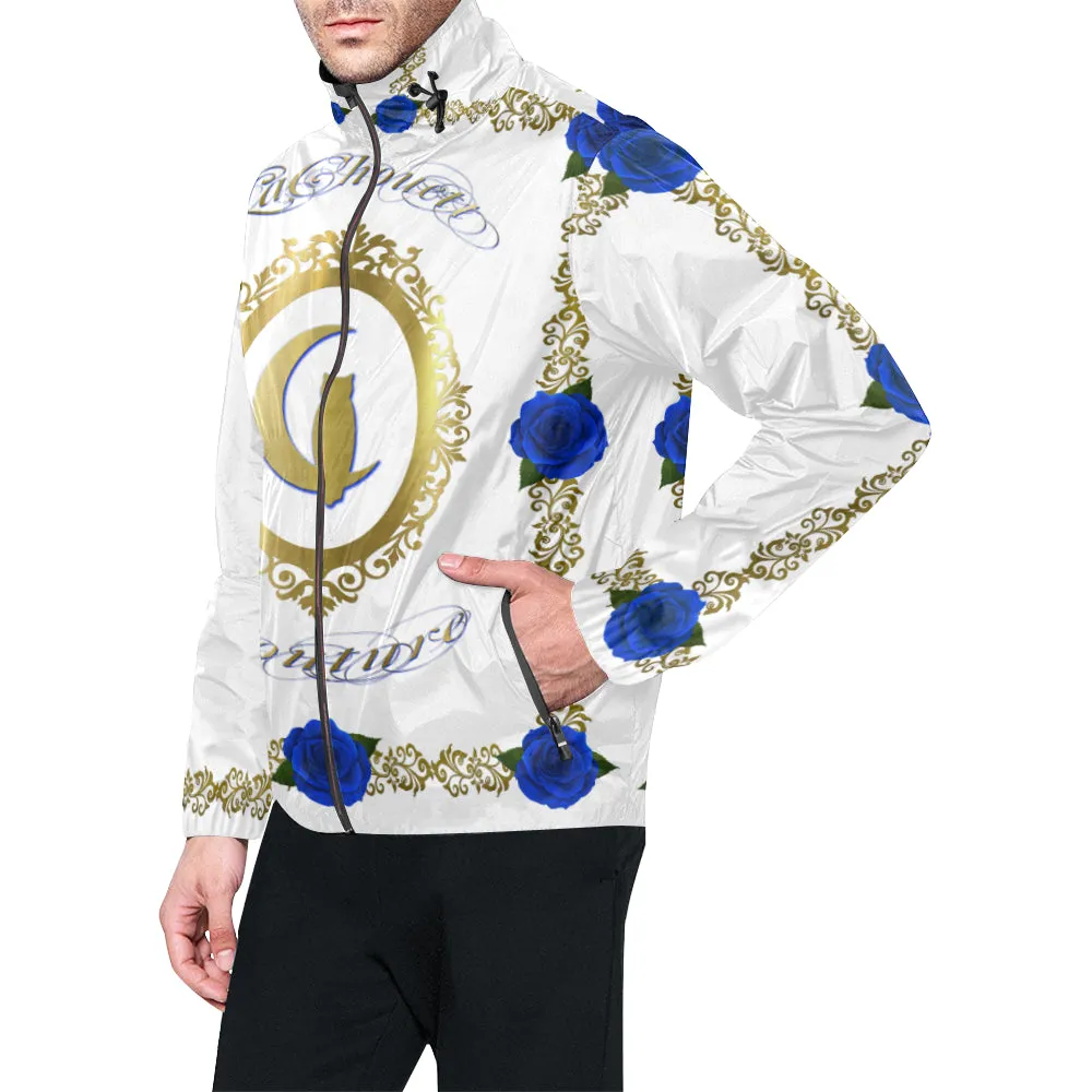 BLUE ROSES Unisex All Over Print Windbreaker
