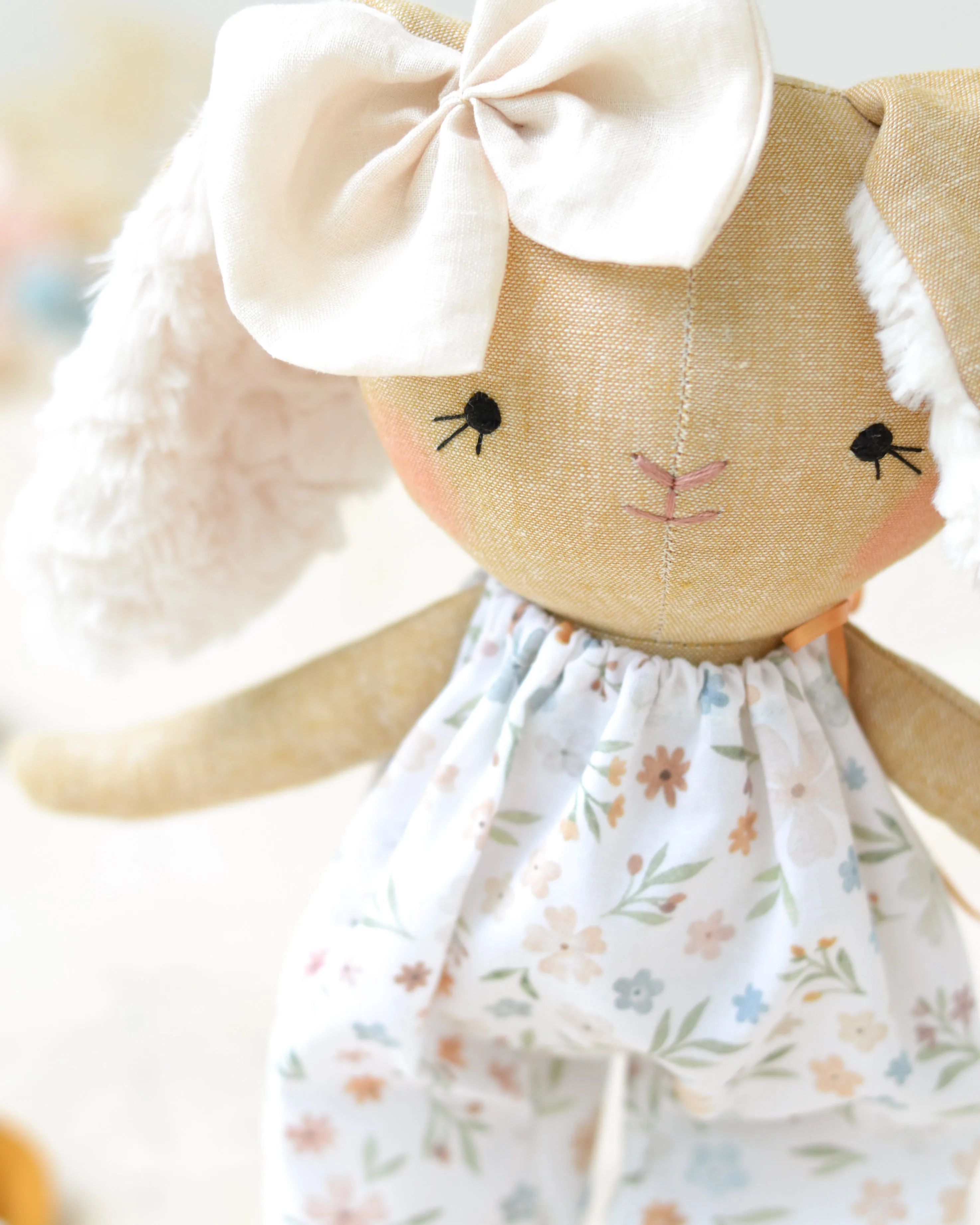 Bunny Soft Toy Jeanne Floral Jumpsuit