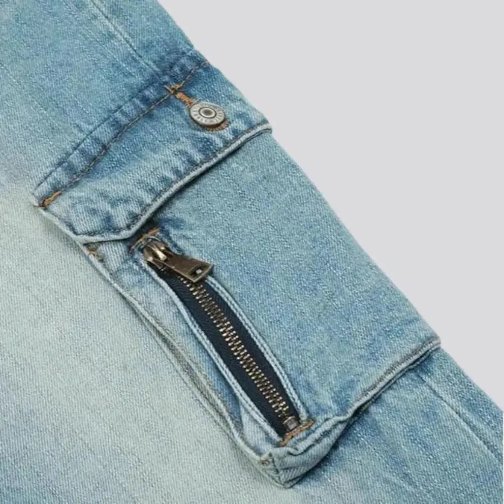 Cargo men's bootcut jeans