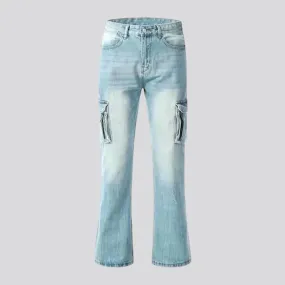 Cargo men's bootcut jeans