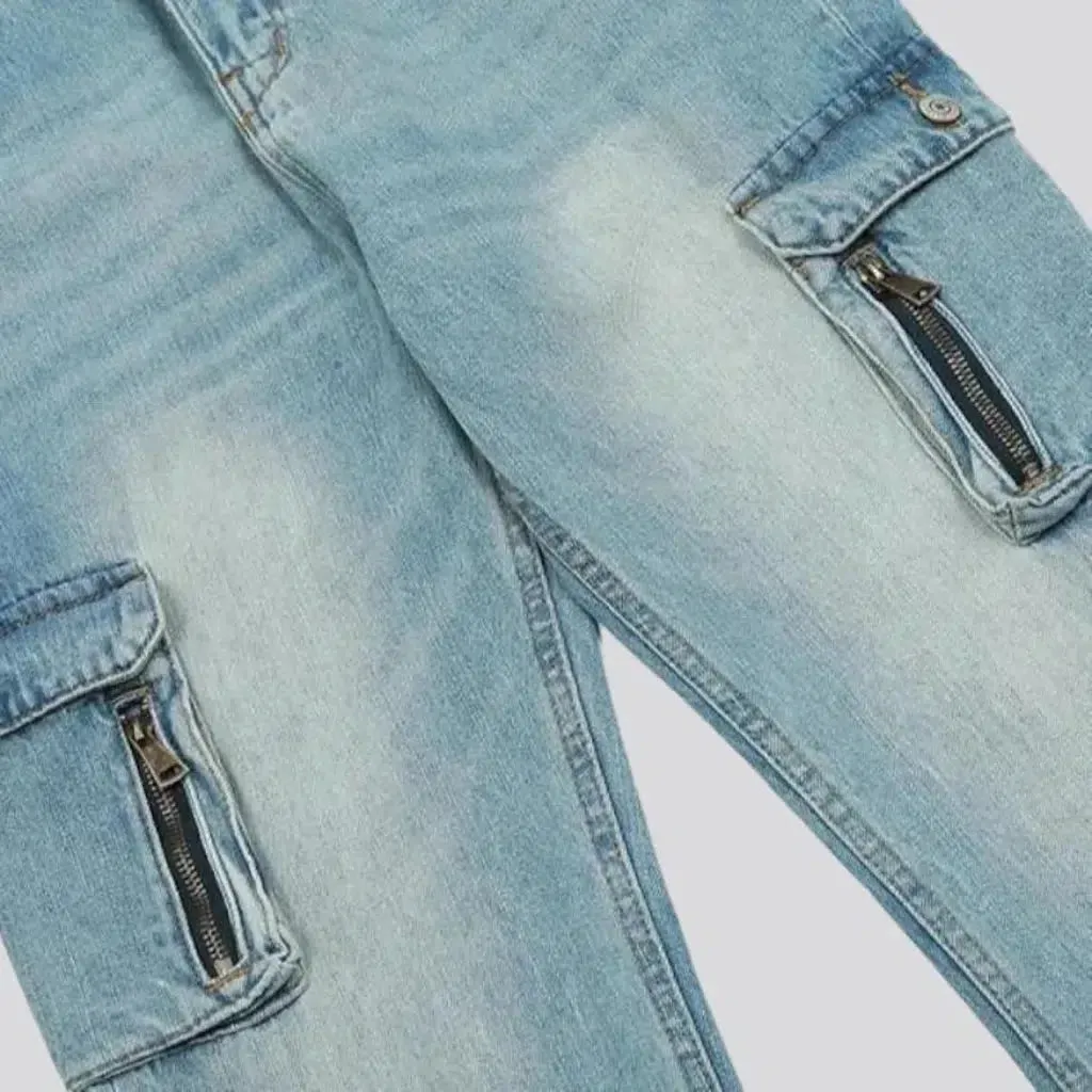 Cargo men's bootcut jeans