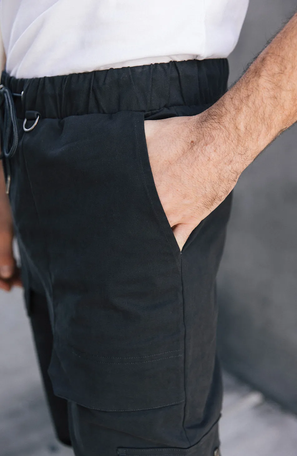 Cargo Pants in Charcoal