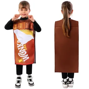 Charlie and the Chocolate Factory Kids Children Chocolate Party Carnival Halloween Cosplay Costume