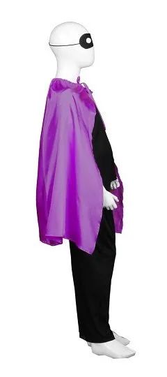Child's Superhero Party Cape with Mask Set Costume | Purple Cosplay