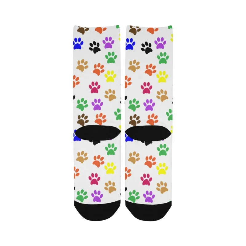 Colorful Paw Socks