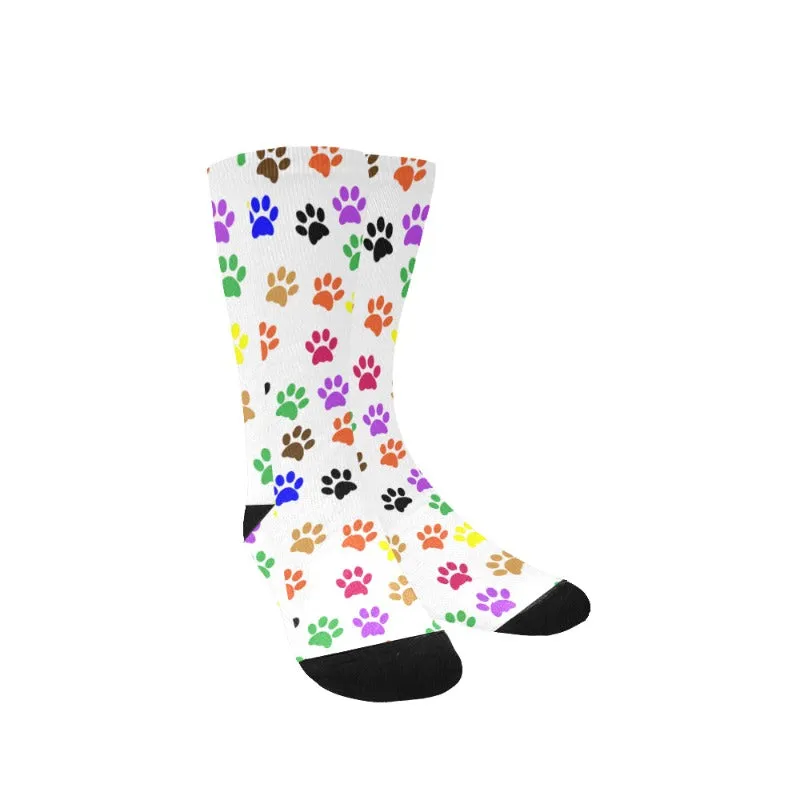 Colorful Paw Socks