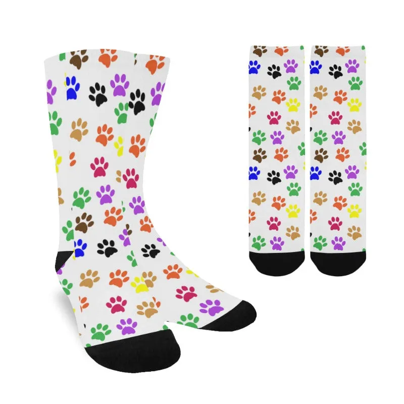 Colorful Paw Socks