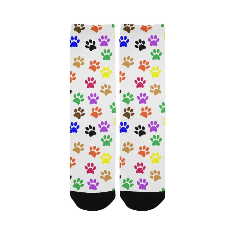 Colorful Paw Socks